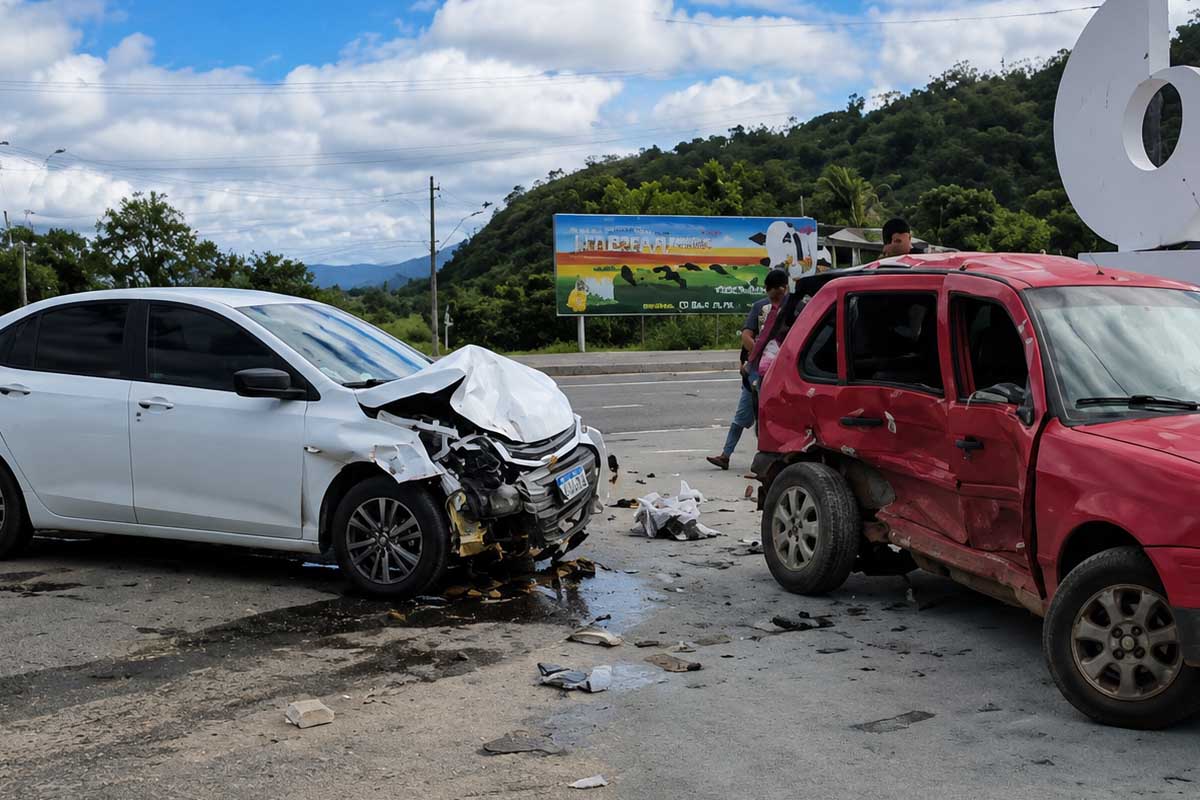 Homem morre e outras cinco pessoas ficam feridas após batida entre carros