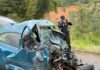 Acidente entre carro e van de prefeitura deixa cinco mortos e seis feridos