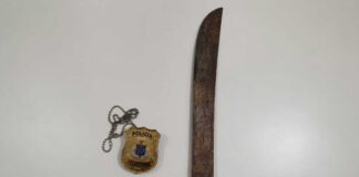 Duas crianças ficam feridas ao defender a mãe de ataque com facão Duas crianças ficam feridas ao defender a mãe de ataque com facão