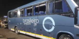Homem furta ônibus, bate em poste e é preso minutos depois Homem furta ônibus, bate em poste e é preso minutos depois