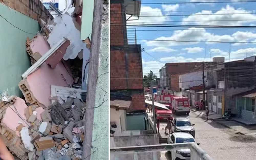 Panela de pressão explode, destrói parte de casa e deixa idoso ferido