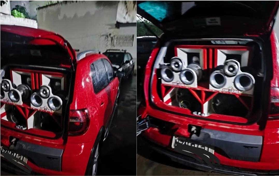 Após nova denúncia, Polícia Militar apreende veículo com paredão em Itaberaba