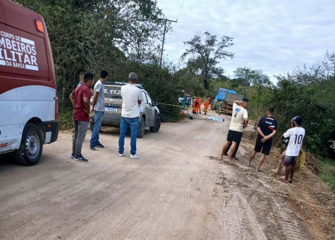 Duas pessoas morrem em grave acidente na zona rural de Itaberaba