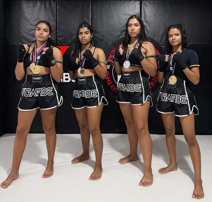 Quatro atletas de Iaçu são convocadas para representar o Brasil no Pan-Americano de Muay Thai