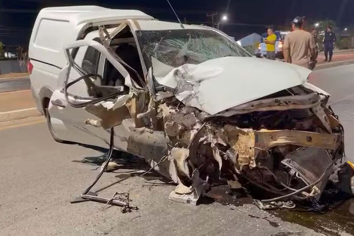 Homem é preso por dirigir alcoolizado e atingir poste na BR-242