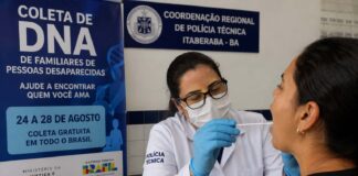 Familiares de pessoas desaparecidas poderão fazer coleta gratuita de DNA em Itaberaba Familiares de pessoas desaparecidas poderão fazer coleta gratuita de DNA em Itaberaba