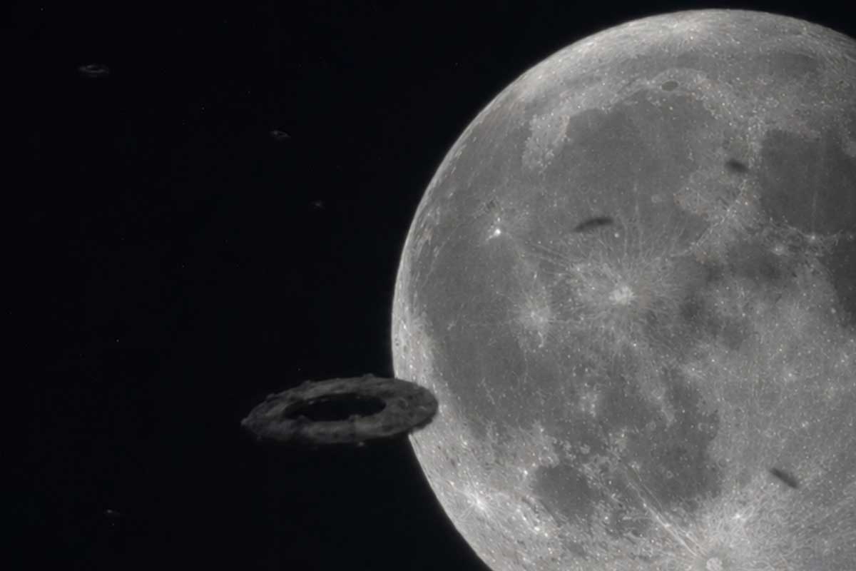 Estudo relata mais de 20 objetos não identificados perto da Lua; um deles teria quase 40 km