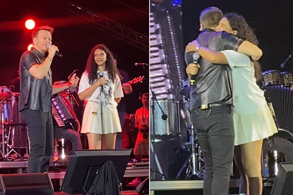 Cantora de Itaberaba realiza sonho de cantar com Michel Teló e vídeos viralizam nas redes sociais