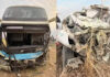 Duas pessoas morrem em grave acidente entre ônibus e carro de funerária Ônibus e carro de funerária batem de frente e deixam dois mortos na BR-020, no oeste da Bahia