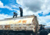 Dois homens são presos e posto é interditado por venda irregular de combustíveis Posto é interditado por venda irregular de combustíveis na Bahia — Foto: Polícia Civil da Bahia