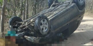Homem fica ferido após acidente na estrada de Guaribas, em Itaberaba Homem fica ferido após acidente na estrada de Guaribas, em Itaberaba