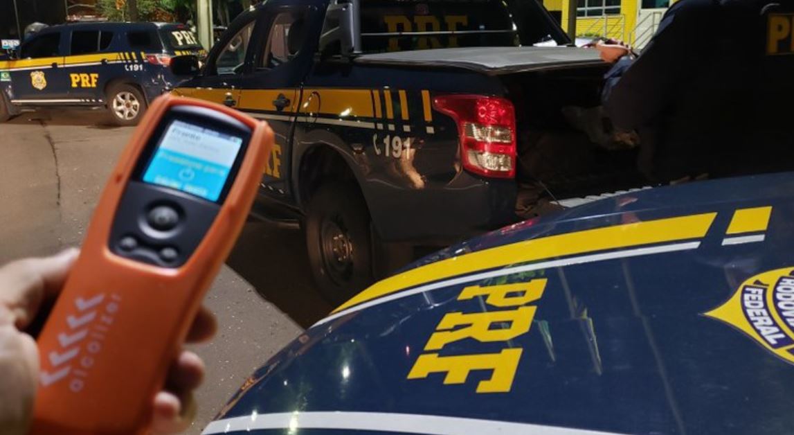 PRF prende condutor por embriaguez ao volante na BR-242, em Seabra