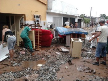 Chuvas provocam estragos e deixa desabrigados em Iaçu