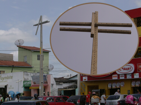 Uma cruzeta de concreto pode cair em sua cabeça