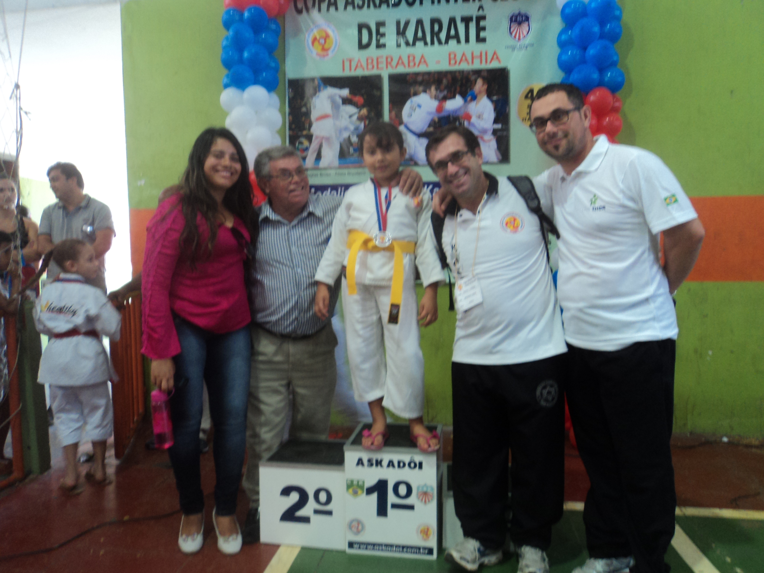 Itaberaba fica em primeiro lugar na Copa ASKADOI Inter Clubes de Karatê