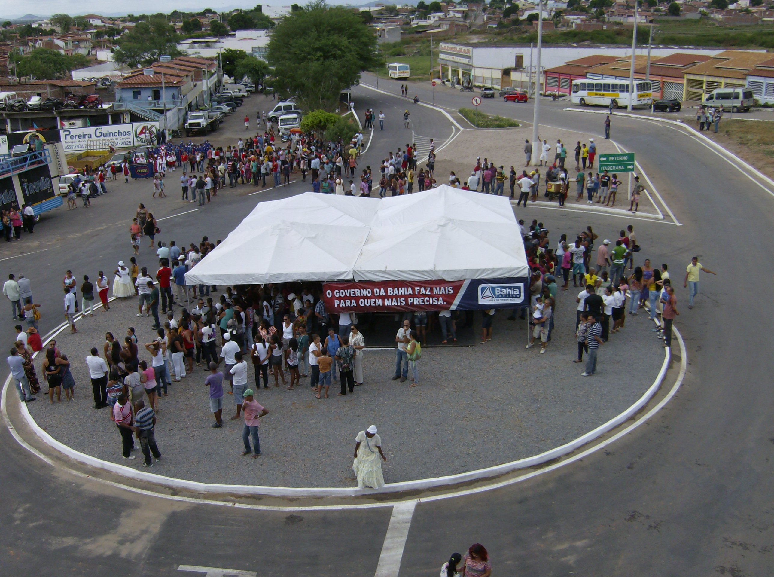 Inaugurada a estrada que liga Itaberaba à Ruy Barbosa