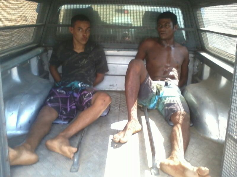 Dois homens foram presos na manhã desta quarta-feira em Itaberaba