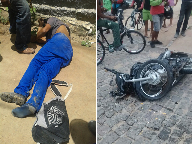 Colisão entre carro e moto deixa vitima gravemente ferida em Itaberaba
