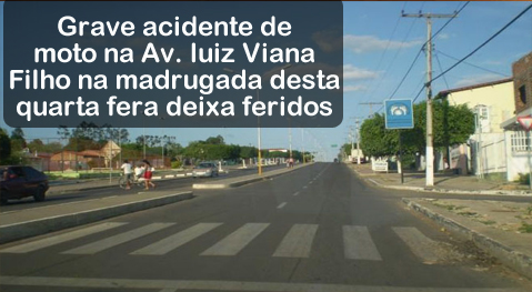 Itaberaba: Grave acidente envolvendo várias motos na Av. Luiz Viana Filho