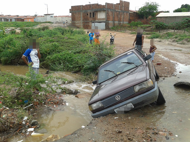 Noite de muita chuva em Itaberaba