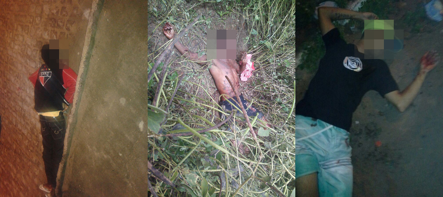Pelo menos 3 pessoas foram assassinadas neste final de semana em Itaberaba