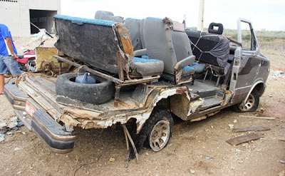 Furgão que capotou em Ipirá fazia transporte clandestino